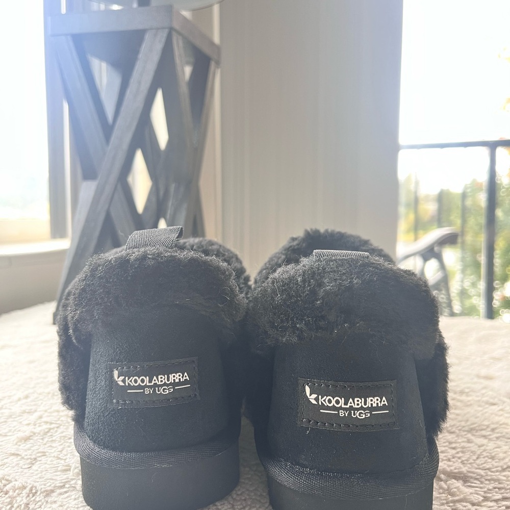 UGG Koolaburra Black Women's Slippers